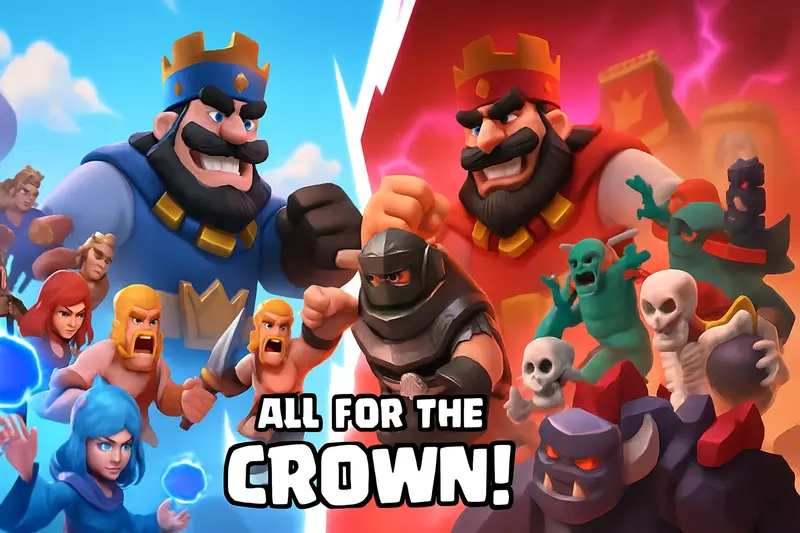 Clash Royale unblocked deck battle screenshot